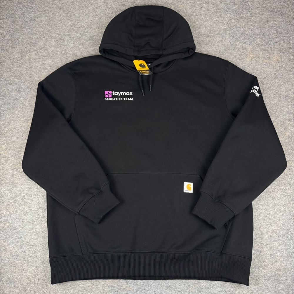 Carhartt Rain Defender‎ Paxton Heavyweight Sweatshirt Loose Fit Black Mens XL